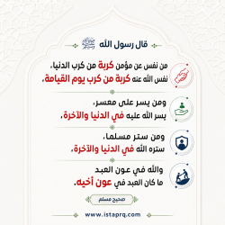 من نفس عن مؤمن كربة